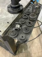 Flexarm #RNR-20, pneumatic tapping arm, swivel base, pneumatic vise, tooling, 2008 - Image 6