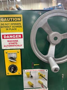 Pioneer #PFD-100, flatbed die cutter, 100" wide, powered table, coated roller - Image 3