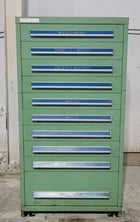 10 Drawer Stanley Vidmar, storage cabinet - Image 1