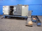 Mazak #SQR-200, CNC Lathe, 3 jaw 9" chuck, 2" bore, Chip Conv., tailstock, Mazatrol PC-Fusion-CNC-640-TE, 1999 - Image 1