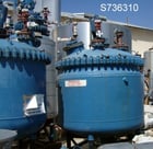 500 gallon Pfaudler tank, glass lined, 5' x 3', agit, DT/DB, clamp - Image 3