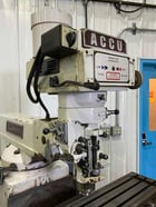 Accu #AC3KV, Ram Type Vertical Mill, 54" x 10" table, 38" X, 18" Y, 18" Z, 5" quill travel, 17-3/4" ram - Image 2