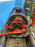 1/4" -4" Ridgid #1224, Pipe Threader, 1/2" to 2" bolt capacity, 2-1/2" to 4" receding die head, 1.5 HP, 36 - Image 9