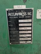 Accurpress #825010, hydraulic shear, 1984 - Image 2