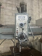 4' -12" Ooya #RE-1225H, radial arm drill, 1985 RPM, MT5, 18" x 16" table, power elevation, tapping, coolant - Image 2