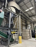 Imperial Systems #ALHO-24, Cyclone Dust Collector, 72" diameter, Carbon Steel Cyclone - Image 2