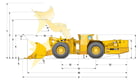 Caterpillar R1700G, Underground Mining Loader, 353 HP Cat C11 diesel engine, 15-ton payload, 6-11.5 yd bucket - Image 10