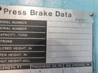 135 Ton, Niagara #HBM-135-8-10, hydraulic press brake, 10' overall, 102" between housing, 8" stroke, 7" - Image 4