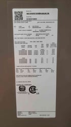 York #NC090, Commercial Air Handler, 208/230/460, 3PH, R410A, - Image 3