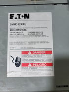 125 Amps, Eaton #3MM312RRL, Meter Stack, 3 Socket, 1ph, 3W. 120/240 VAC, 800A Bus, unused - Image 5
