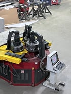 10" x 10" x .4" Tauring #Alpha-200, CNC Angle Bending Roll, (3) Driven Rolls, 19.29" Shaft diameter, 24.1 HP - Image 6