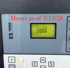 35 HP Chicago Pneumatic Compressor #CPBG-35, 360 cfm, 240 gallon Steel Fab A10053 vertical air receiver tank - Image 2