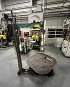 6000 lb. Coilmate #CM6048, pallet decoiler, 48" table diameter, 27 RPM, 37" stack height, dancer arm, 1995 - Image 2