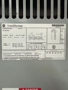 75 KVA 480 Primary, 208Y/120 Secondary, General Electric, 9T10A1004, transformer, 3-phase - Image 2
