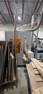 Holz-Her #Evolution, CNC vertical machining center, 126" X, 36" Y, 2" Z, HSK F63, 6 ATC, 2021 - Image 3