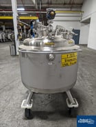 39.6 gallon Precision, Jacketed Receiver Tank, 316L Stainless Steel, 45/100 psi, 150L, 28" diameter x 17" - Image 3