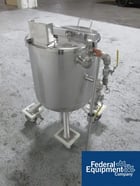 7.9 gallon Precision, Jacketed Tank, 316L Stainless Steel, 13.5" diameter x 15" straight side, open top, dish - Image 2