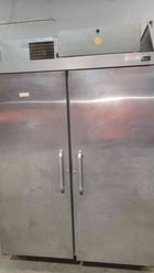 Hobart, Dual Door Refrigerator, Stainless Steel - Image 1