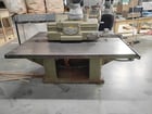 Mattison #404, striaght line rip saw, 15 HP, 14" diameter Blade, 1.5" dia arbor, variable speed, 65" x 77" - Image 1