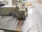 Mattison #404, striaght line rip saw, 15 HP, 14" diameter Blade, 1.5" dia arbor, variable speed, 65" x 77" - Image 2