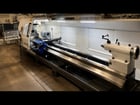 Weiler #E80X4500, flat bed CNC lathe, 34" swing, 20" SOCS, 31" chuck, 4-jaw, 6.5" bore, 177" centers, 48 HP - Image 1