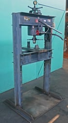 50 Ton Dake #50H, Hydraulic H-Frame Shop Press, 32-3/4" between housing, 4" ram travel, 7" stroke - Image 3