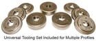2-1/2" x 2-1/2" x 1/4" Ercolina #CE50H3, angle roll, 50mm diameter, 10 ton, 9 RPM, w/ tooling - Image 8