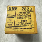 Hubbell #HBL2823, Twist-lock Connector Body, 277/480 VAC, 30A, L22-30R, 4P, 5W - Image 3