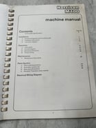 OME Harrison M400 16.5 & #034; Swing Lathe Owner Operator Instruction & Service Manual - Image 2