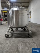 105.7 gallon DCI Jacketed Receiver Tank, 36" diameter x 23" straight side, dish top & bottom, 316L Stainless - Image 3