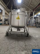 105.7 gallon DCI Jacketed Receiver Tank, 36" diameter x 23" straight side, dish top & bottom, 316L Stainless - Image 4