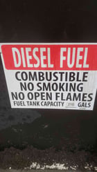 John Deere #4039, Diesel Engine, Frame w/ 210 gal Fuel Tank, AS IS - Image 2