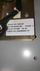 260 Amp, GE Zenith #ZS4SB02641-07, automatic transfer switch, 277/480 Volts, 3PH - Image 5