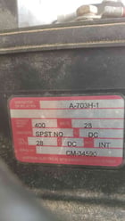 Techno #SA-652-3, Turbine Starter, Frame 24V Transfer To 48V, 4428D (2 available) - Image 4