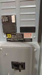 225 Amp. Square D #NEHB-424-2SF3125, Panelboard, 480/277 Volts, 3PH, 4W, Dual Mains - Image 8