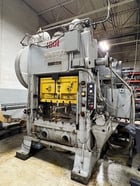 100 Ton, Minster #P2-100-48-31 Piece-Maker, straight side double crank, 5" stroke, 18" Shut Height, 4" adj. - Image 1