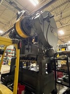 150 Ton, Minster #P2-150-48-36, straight side double crank, 4" stroke, 8" adj., 48" x36" bed, 16" window, air - Image 6