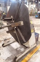 4000 lb. PA Industries, motorized uncoiler, manual expansion, back plate, loop Control - Image 1