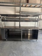 Marshall Air Systems #170525B208, Hot Food Warming Rack & Work Station/Stainless Steel Table, 208 Volt - Image 1