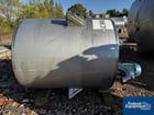 500 gallon Regev, Mix Tank, Stainless Steel, 48" diameter x 59" straight side, dish top, slight cone bottom - Image 1