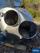500 gallon Regev, Mix Tank, Stainless Steel, 48" diameter x 59" straight side, dish top, slight cone bottom - Image 7