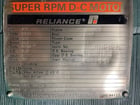 100 HP 1200 RPM Reliance, Frame B506ATZ, TEAOBB, 500 VA, 300 VF - Image 2