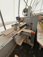Volpato #LS-2N, Profile Edge/Oscillating Sander Feed-Through, 2-Station, 3" width x 96" L Belts, 2.4 HP - Image 2