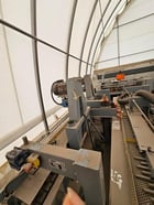Volpato #LS-2N, Profile Edge/Oscillating Sander Feed-Through, 2-Station, 3" width x 96" L Belts, 2.4 HP - Image 4