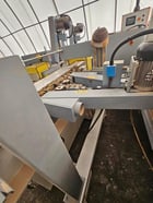 Volpato #LS-2N, Profile Edge/Oscillating Sander Feed-Through, 2-Station, 3" width x 96" L Belts, 2.4 HP - Image 5