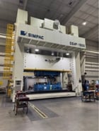 1500 Ton, Simpac #DE4P-1500, 240" x 98" bed, 36" stroke, 56" Shut Height, 10-40 SPM, 2017 - Image 1