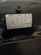 Webster #JS184, Webster & Bennett 60 gallon Air Compressor, 5 HP, 1725 RPM, 230 V. - Image 4