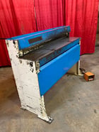 16 gauge x 4' Edwards #1.6/1250, power squaring shear, 25" Back Gauge, 60 SPM, 4 edge carbon chrome blades, 2 - Image 3