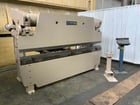 100 Ton, Accurpress #710010, press brake, 10' overall, 100" between housing, 8" stroke, 2-Axis CNC back gauge - Image 3