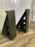 15-1/4" x 52-1/2" x 35" Angle plates with tapped holes, set - Image 9